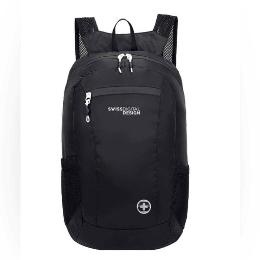 Swissdigital Design Seagull SD1595-01 Carrying Case Rugged Backpack - Black